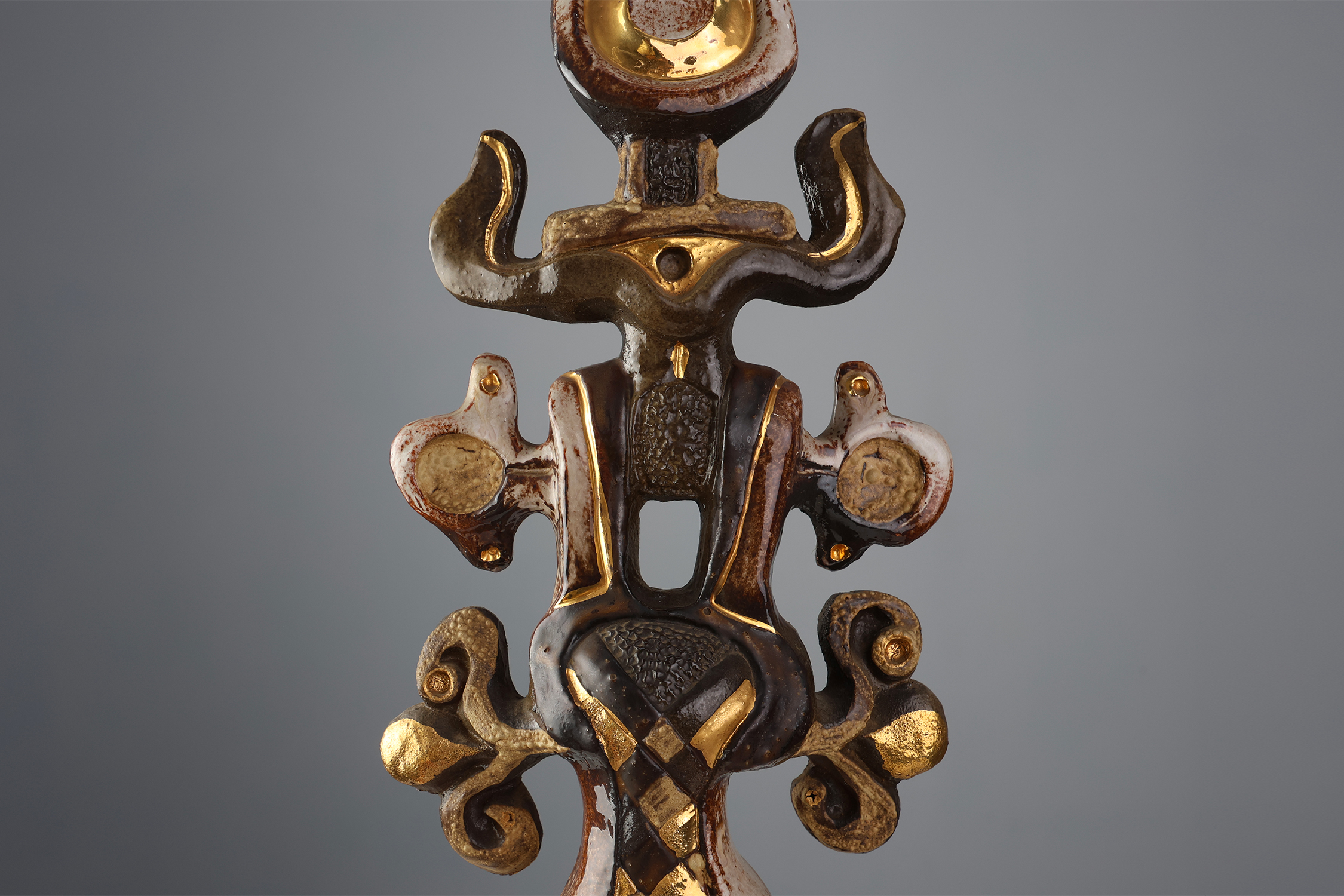 Totem signed and numbered by Elisabeth Vandeweghe for Perignem, Belgium, 1970sthumbnail